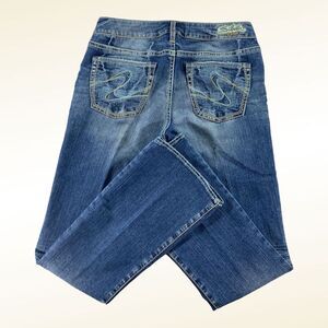 Silver Jeans Womens 29x31 Aiko Bootcut Stretch Medium Wash Denim‎